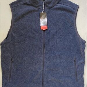 Men's Charcoal Sleeveless Vest for cold weather